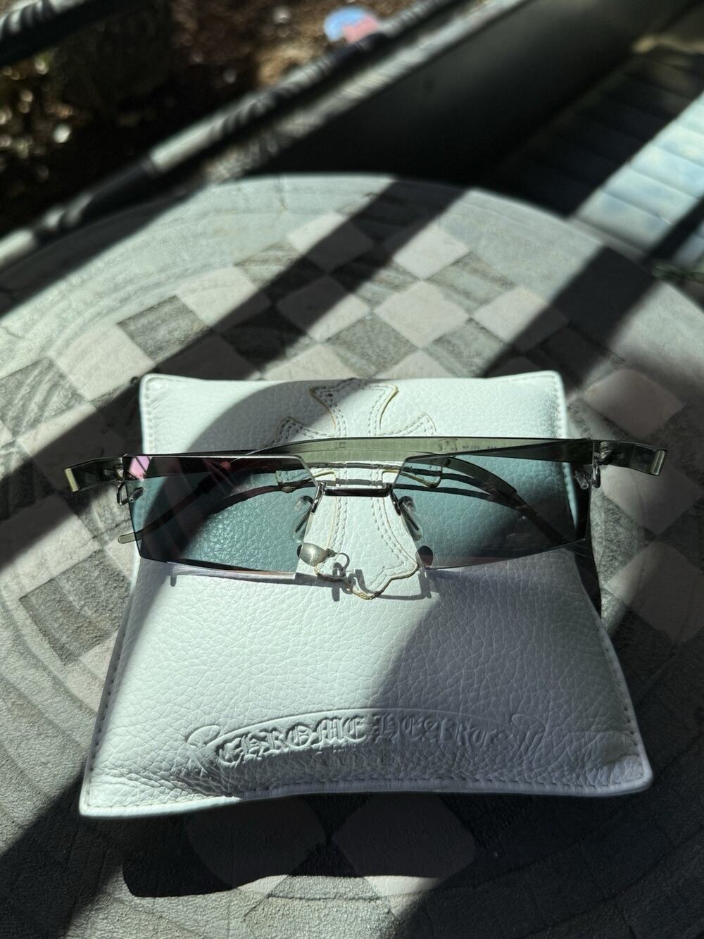 Kazuo Kawasaki MP705 Rimless Sunglasses 48-140 Made in Japan Designer Eyewear